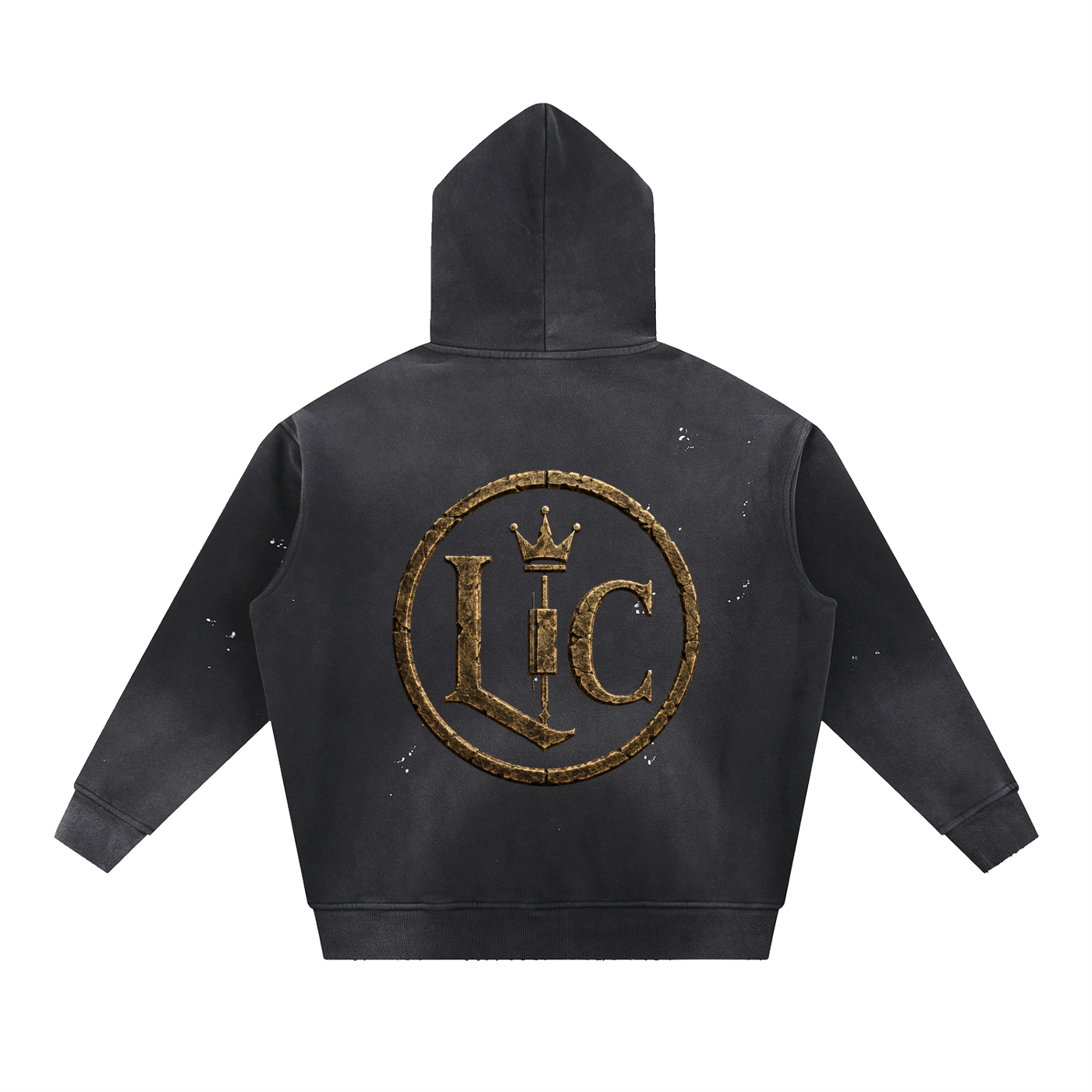 RELIC Faded Paint Splatter Hoodie