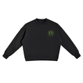 BORN BULLISH Fleece Side Slit Crewneck Sweatshirt