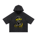 STOIC SYNDICATE Snow Washed Hooded Boxy T-Shirt
