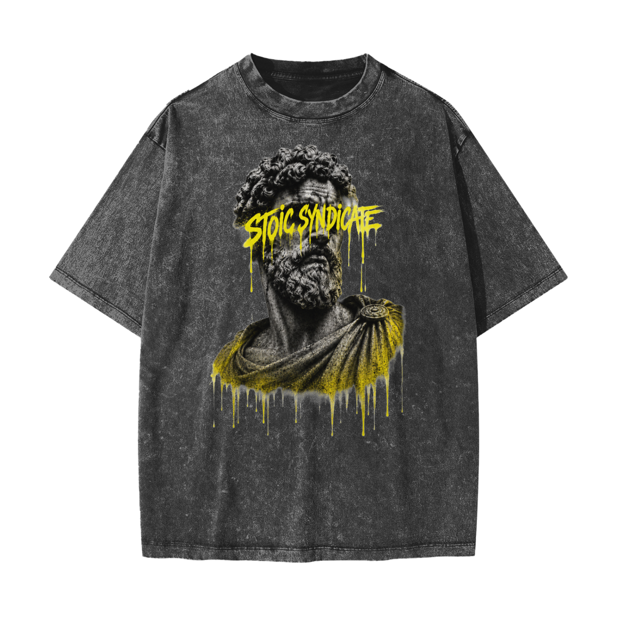 STOIC SYNDICATE Oversized Snow Washed Tee